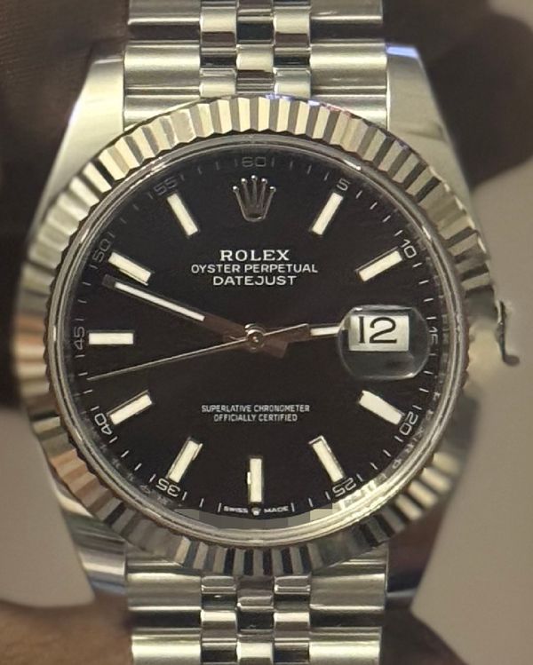 2024 Rolex Datejust 41MM Black Dial Oyster Bracelet (126334)