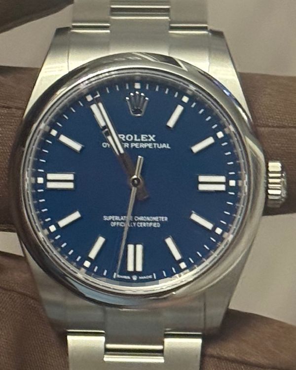 2026 Rolex Oyster Perpetual 41MM Blue Dial Oyster Bracelet (134300)
