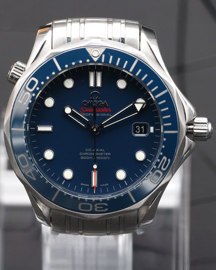 No Reserve - 2023 Omega Seamaster Diver 300M 41MM Blue Dial Steel Bracelet (212.30.41.20.03.001)