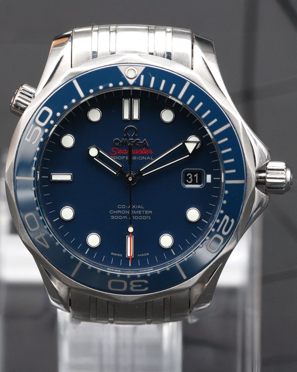 No Reserve - 2023 Omega Seamaster Diver 300M 41MM Blue Dial Steel Bracelet (212.30.41.20.03.001)
