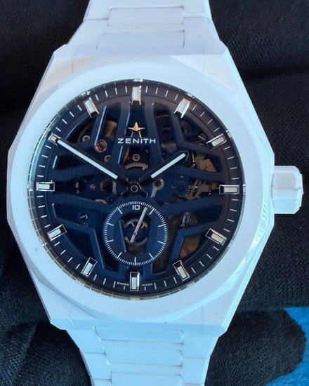 2025 Zenith Defy 41MM Skeleton Dial Ceramic Bracelet (49.9301.3620/79.I001)