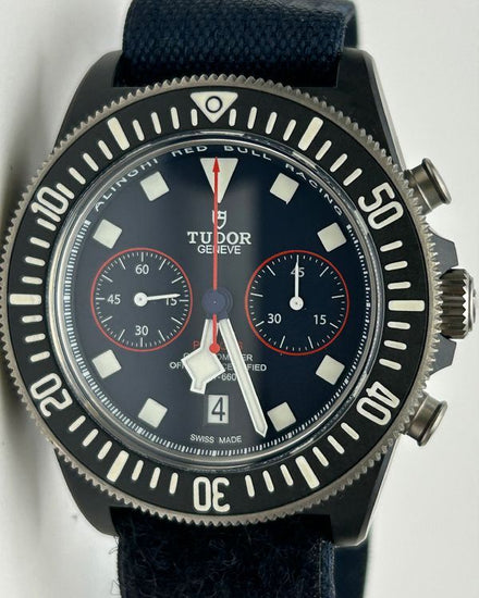 No Reserve - 2024 Tudor Pelagos FXD Chrono 43MM Blue Dial Textile Strap (25807KN)