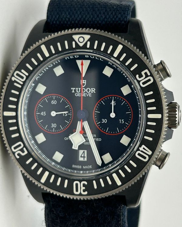No Reserve - 2024 Tudor Pelagos FXD Chrono 43MM Blue Dial Textile Strap (25807KN)