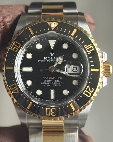 2021 Rolex Sea-Dweller 43MM Black Dial Two-Tone Oyster Bracelet (126603)