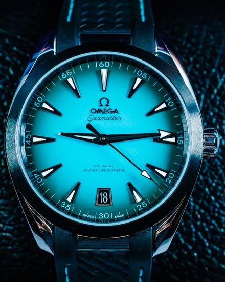 2025 Omega Seamaster Aqua Terra 150M 41MM Turquoise Dial Rubber Strap (220.32.41.21.03.001)