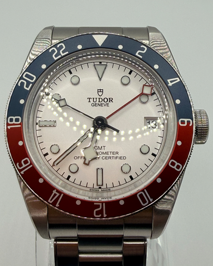 2025 Tudor Black Bay GMT "Pepsi" 41MM White Dial Steel Bracelet (79830RB)