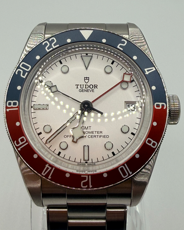 2025 Tudor Black Bay GMT "Pepsi" 41MM White Dial Steel Bracelet (79830RB)