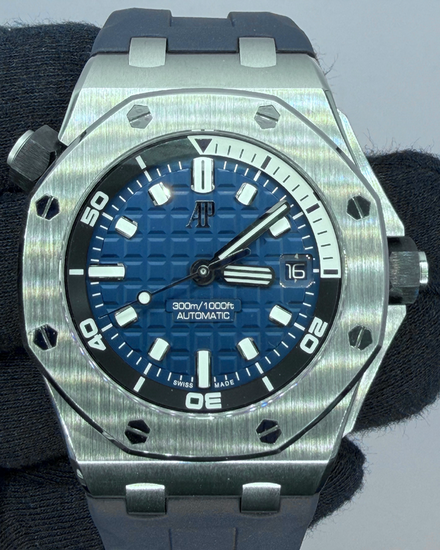 2022 Audemars Piguet Royal Oak Offshore Diver 42MM Blue Dial Rubber Strap (15720ST.OO.A027CA.01)