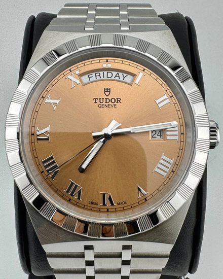 No Reserve - 2025 Tudor Royal 41MM Salmon Dial Steel Bracelet (28600)