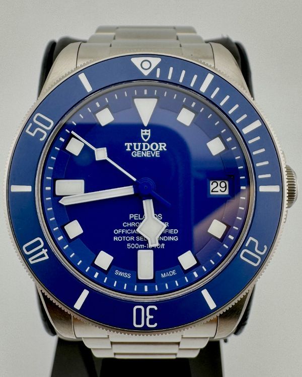 No Reserve - 2026 Tudor Pelagos 42MM Blue Dial Titanium Bracelet (25600TB)