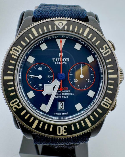 No Reserve - 2023 Tudor Pelagos FXD Chrono 43MM Blue Dial Textile Strap (25807KN)