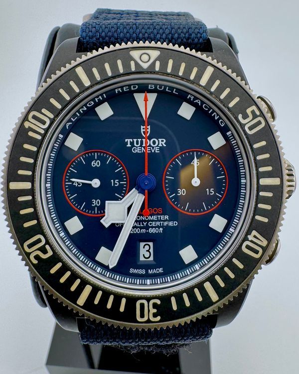 No Reserve - 2023 Tudor Pelagos FXD Chrono 43MM Blue Dial Textile Strap (25807KN)