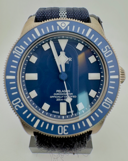 No Reserve - 2025 Tudor Pelagos FXD 42MM Blue Dial Textile Strap (25707B/25)