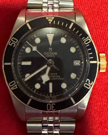 No Reserve - 2021 Tudor Black Bay Heritage S&G 41MM Black Dial Aftermarket Steel Bracelet (79733N)