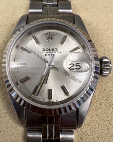 Rolex Lady-Datejust 26MM Silver Dial Jubilee Bracelet (6917)