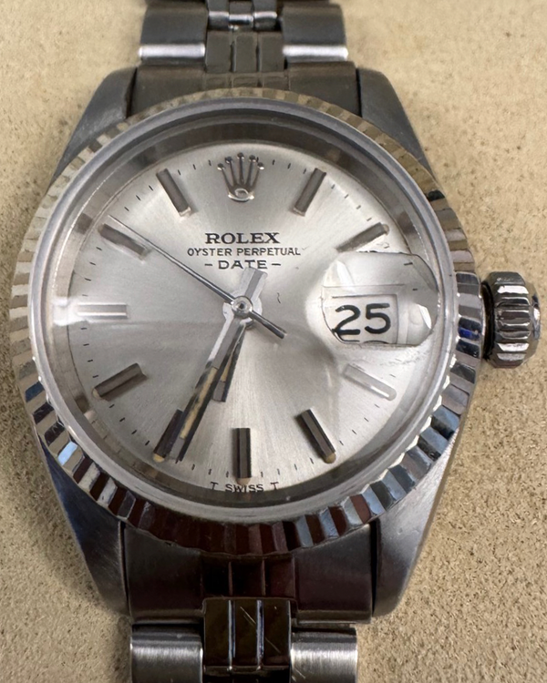 Rolex Lady-Datejust 26MM Silver Dial Jubilee Bracelet (6917)