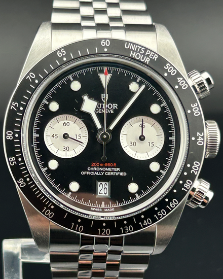 2025 Tudor Black Bay Chrono 41MM Black Dial Steel Bracelet (79360N)