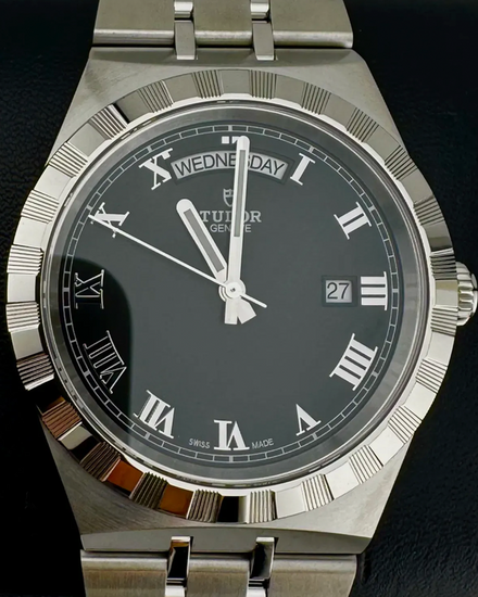 No Reserve - 2025 Tudor Royal 41MM Black Dial Steel Bracelet (28600)