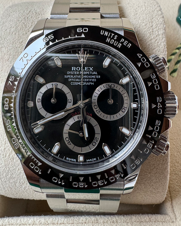 2023 Rolex Cosmograph Daytona 40MM Black Dial Oyster Bracelet (116500LN)