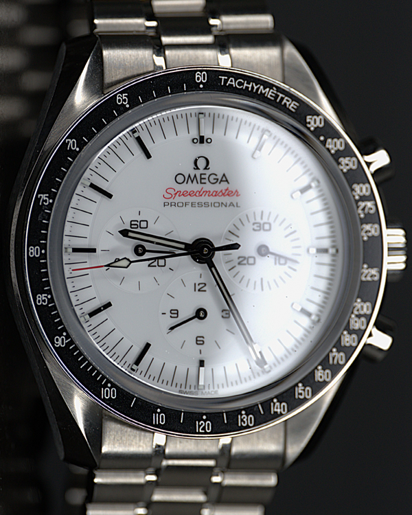 Omega Speedmaster Professional Moonwatch 42MM White Dial Steel Bracelet (310.30.42.50.04.001)