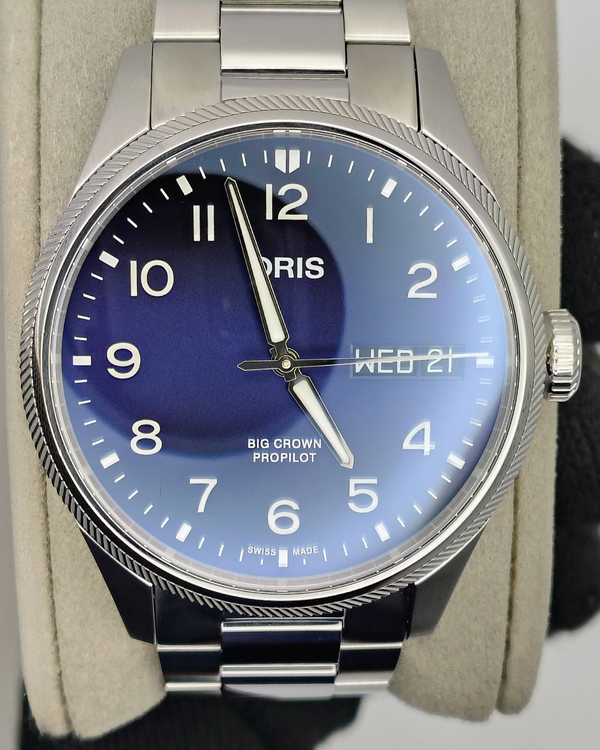 Oris Big Crown ProPilot 44MM Blue Dial Steel Bracelet (01 752 7760 4065)