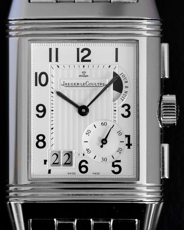 Jaeger-LeCoultre Reverso Grande GMT 29MM Silver Dial Steel Bracelet (Q3028420)