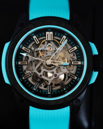 2025 Norqain Wild One 42MM Skeleton Dial Rubber Strap (NNQ3000.QBQ1AS/B007)