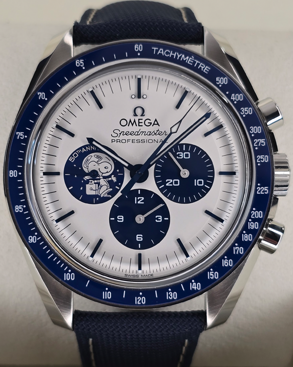 2024 Omega Speedmaster Anniversary Series "Silver Snoopy Award" 42MM Silver Dial Textile Strap (310.32.42.50.02.001)