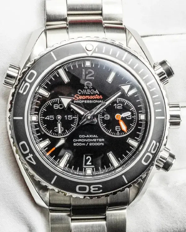 2014 Omega Seamaster Planet Ocean 600M 45.5MM Black Dial Steel Bracelet (232.30.46.51.01.001)