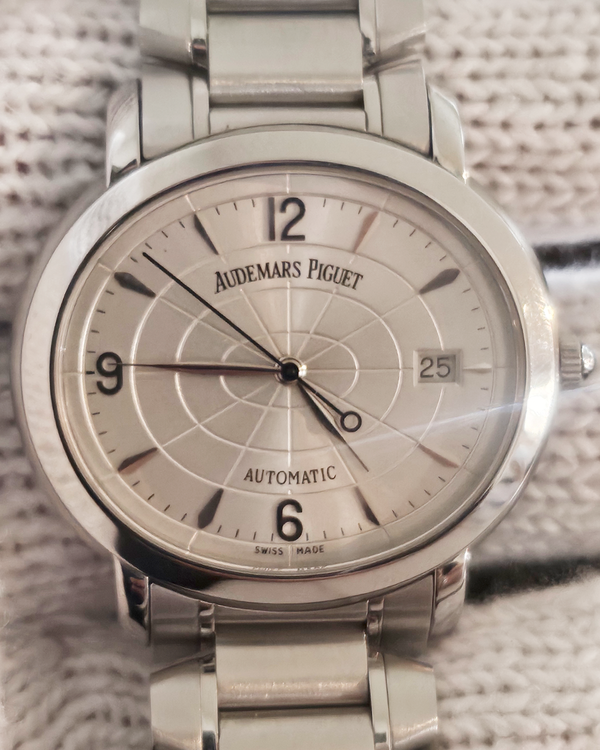 Audemars Piguet Millenary 38MM Silver Dial Steel Bracelet (15049ST.OO.1136ST.03)