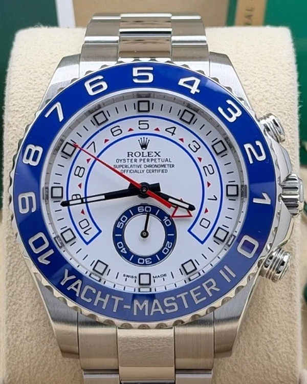 2015 Rolex Yacht-Master II 44MM White Dial Oyster Bracelet (116680)