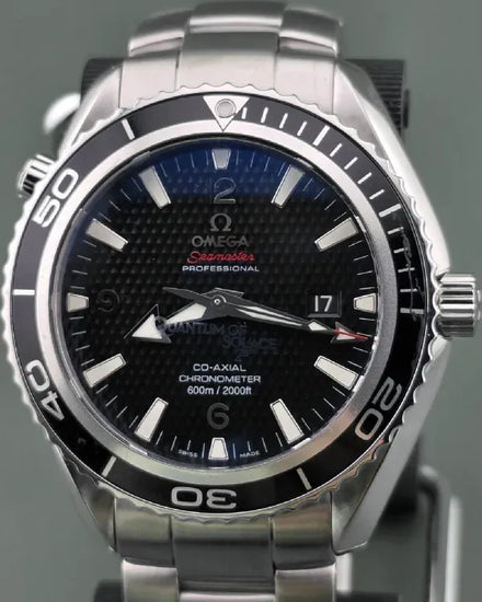 2010 Omega Seamaster Planet Ocean "007 Quantum Of Solace" L.E. 45.5MM Black Dial Steel Bracelet (222.30.46.20.01.001)