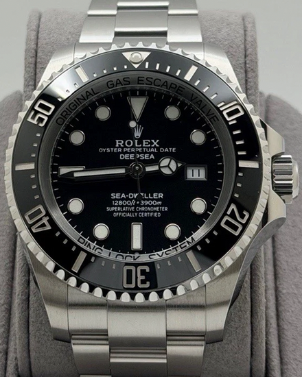 2021 Rolex Sea-Dweller Deepsea 44MM Black Dial Oyster Bracelet (126660)