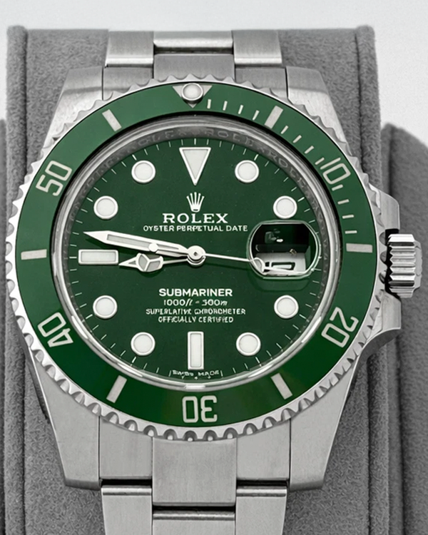 Rolex Submariner Date "Hulk" 40MM Green Dial Oyster Bracelet (116610LV)