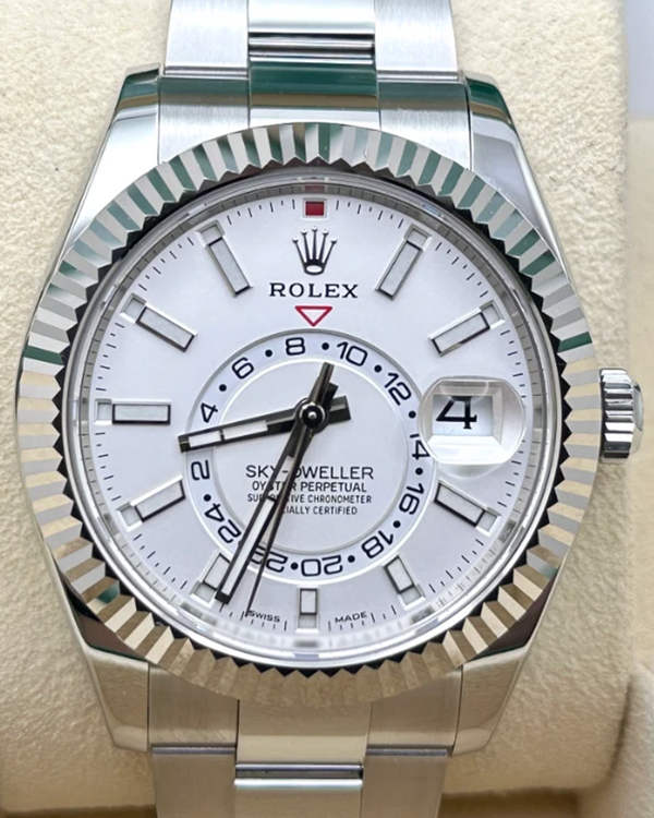 2023 Rolex Sky-Dweller 42MM White Dial Oyster Bracelet (326934)