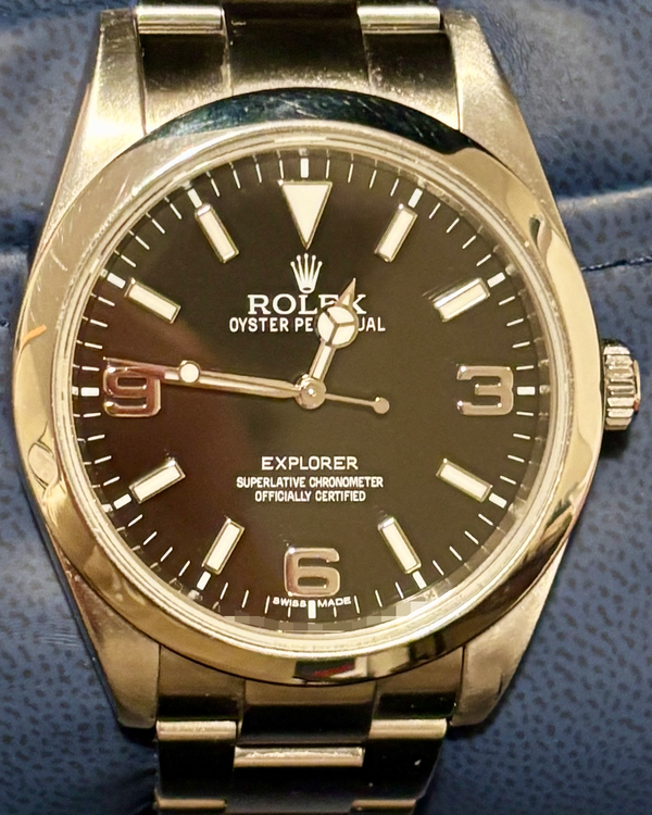 2013 Rolex Explorer 39MM Black Dial Oyster Bracelet (214270)