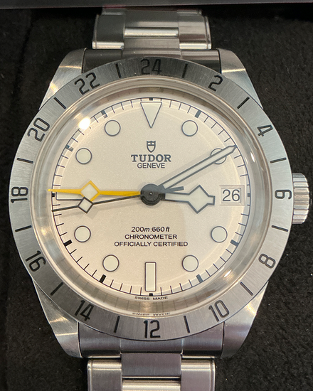 2025 Tudor Black Bay Pro GMT 39MM White Dial Steel Bracelet (79470)