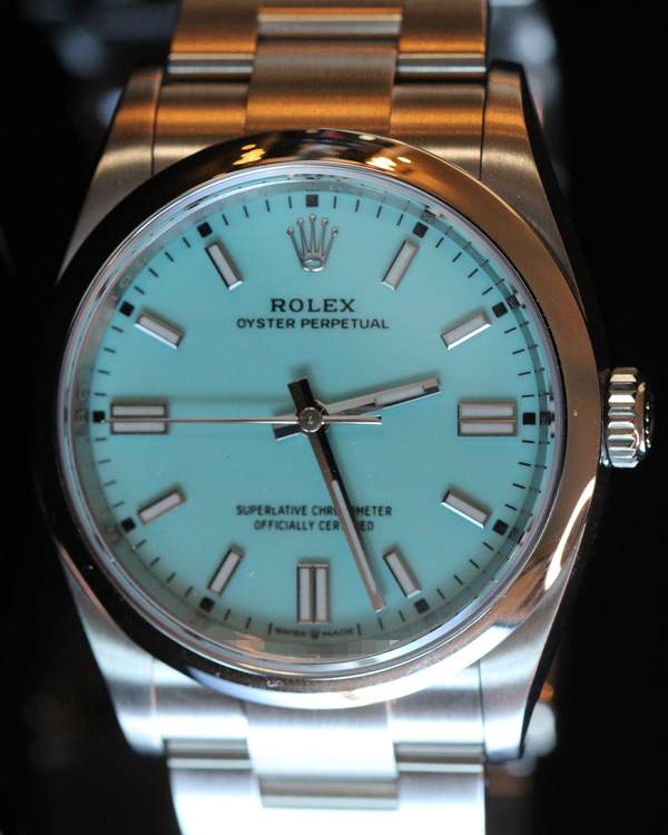 2026 Rolex Oyster Perpetual 36MM Turquoise Dial Oyster Bracelet (126000)
