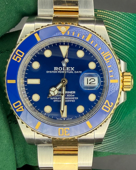 2022 Rolex Submariner Date "Bluesy" 41MM Blue Dial Two-Tone Oyster Bracelet (126613LB)