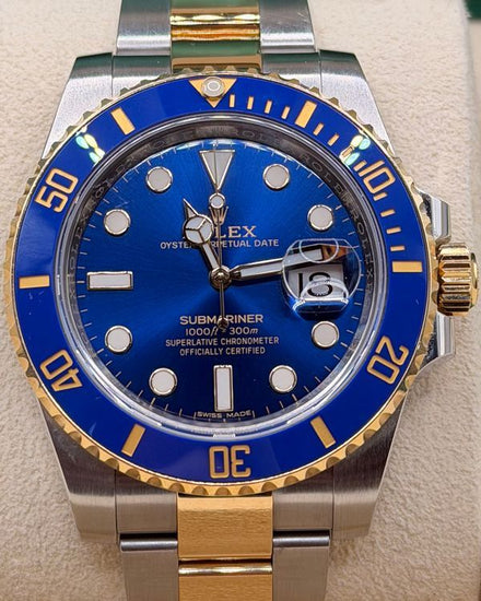 2020 Rolex Submariner Date "Bluesy" 40MM Blue Dial Two-Tone Oyster Bracelet (116613LB)