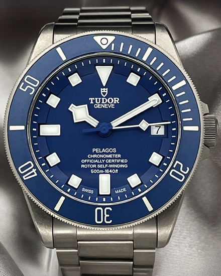 2020 Tudor Pelagos 42MM Blue Dial Titanium Bracelet (25600TB)