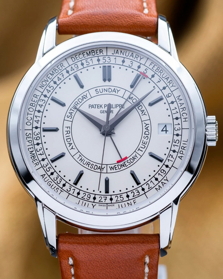 2025 Patek Philippe Calatrava 40MM Silver Dial Leather Strap (5212A-001)