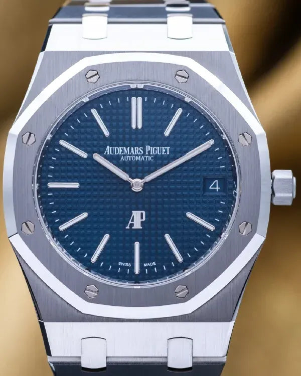 2023 Audemars Piguet Royal Oak Jumbo "50th Anniversary" 39MM Blue Dial Steel Bracelet (16202ST.OO.1240ST.01)