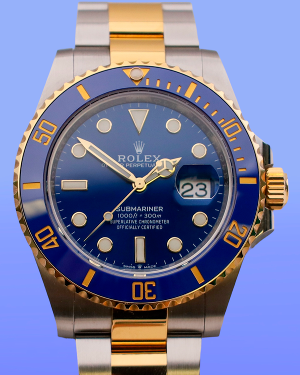 2023 Rolex Submariner Date "Bluesy" 41MM Blue Dial Two-Tone Bracelet (126613LB)