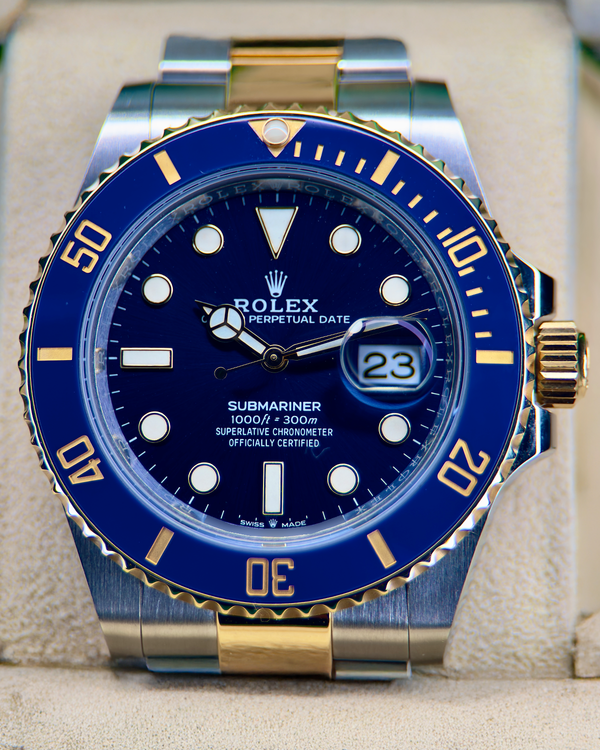 2022 Rolex Submariner Date "Bluesy" 41MM Blue Dial Two-Tone Oyster Bracelet (126613LB)
