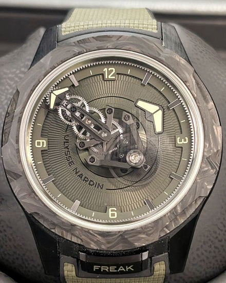 Ulysse Nardin Freak One OPS 44MM Green Dial Rubber Strap (2403-500-8A)