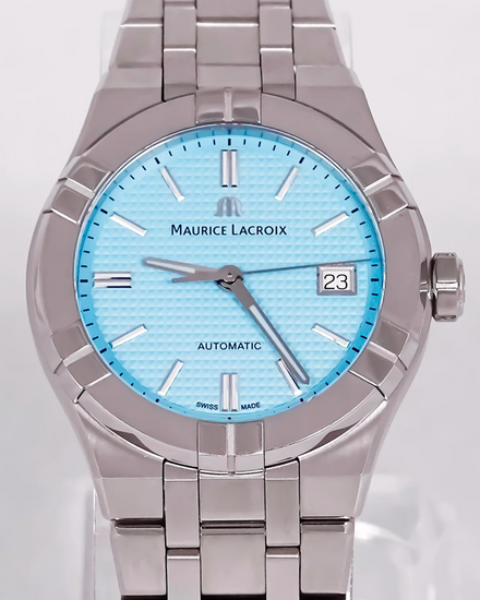 2023 Maurice Lacroix Aikon Automatic "Summer Edition" L.E. 39MM Sky Blue Dial Steel Bracelet (AI6007-SS00F-431-C)
