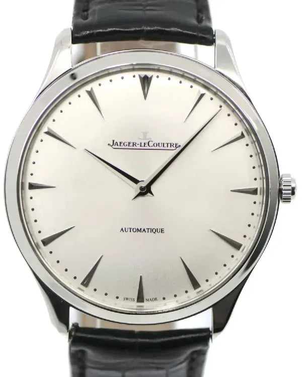 Jaeger-LeCoultre Master Ultra Thin 41MM Silver Dial Leather Strap (Q1338421)