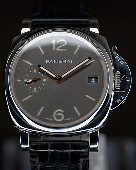 2021 Panerai Luminor Due 38MM Grey Dial Leather Strap (PAM01247)