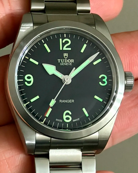 2025 Tudor Ranger 36MM Black Dial Steel Bracelet (79930)